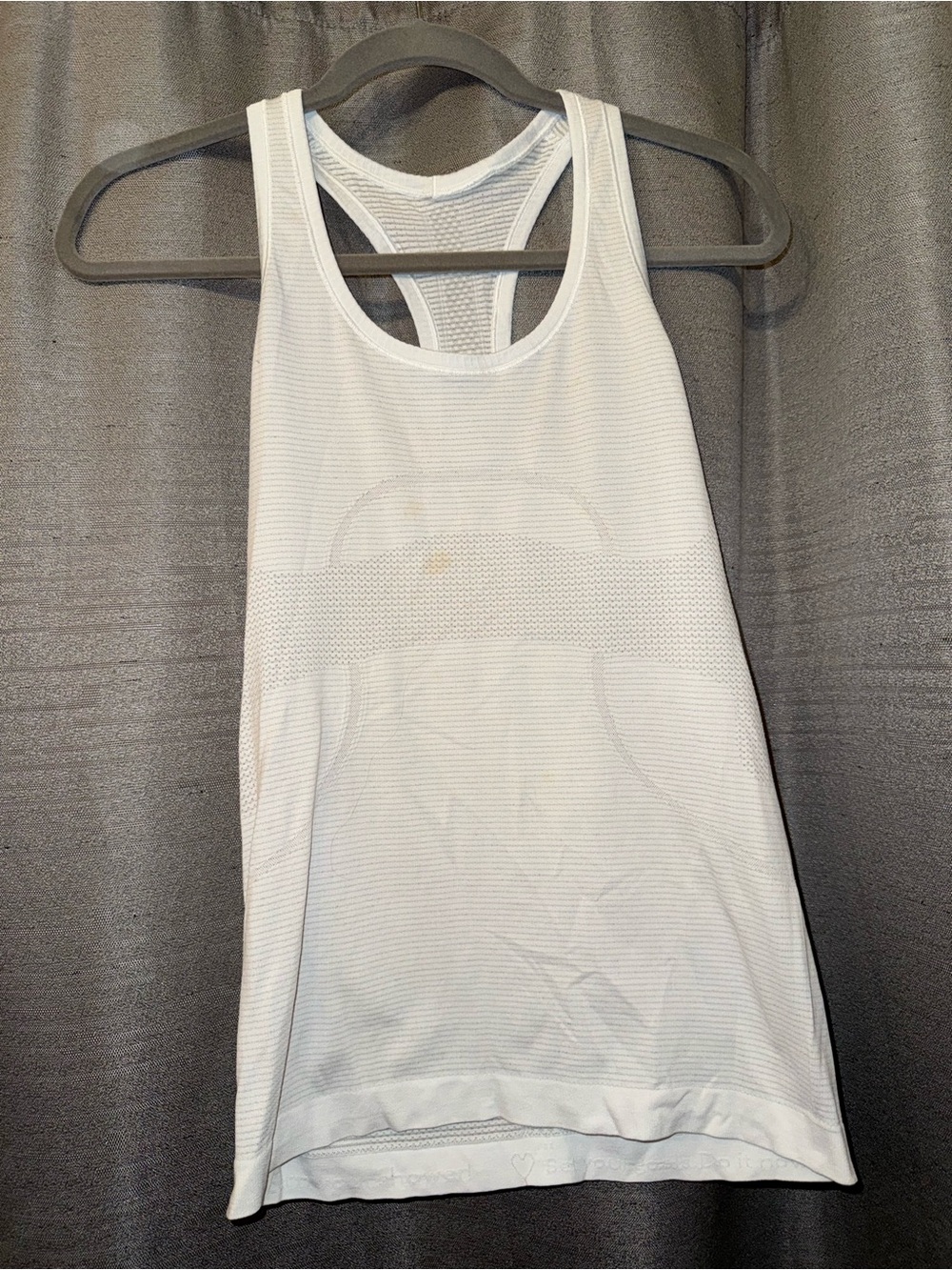 lululemon athletica White Racerback Tank Top